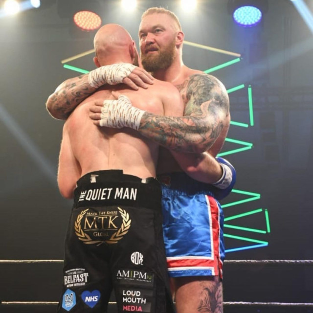 , Eddie Hall decks YouTuber Nile Wilson after he volunteered to take punch from former World’s Strongest Man