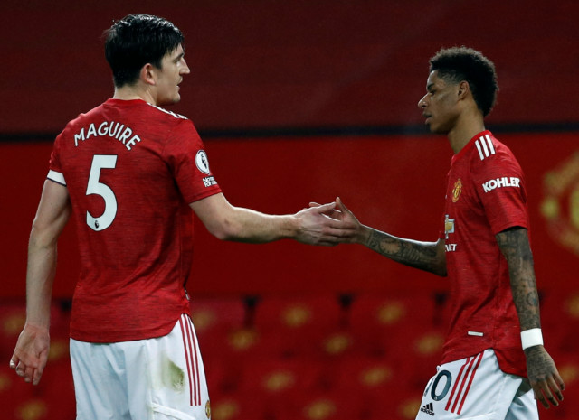, Marcus Rashford and Harry Maguire involved in explosive X-rated Man Utd bust-up during drab draw at Crystal Palace