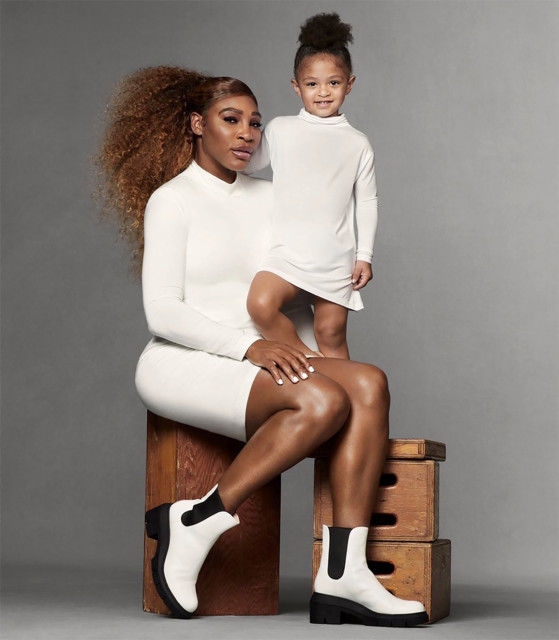 , Serena Williams and daughter Alexis Olympia look adorable together as legend and tot, 3, pose for first fashion shoot