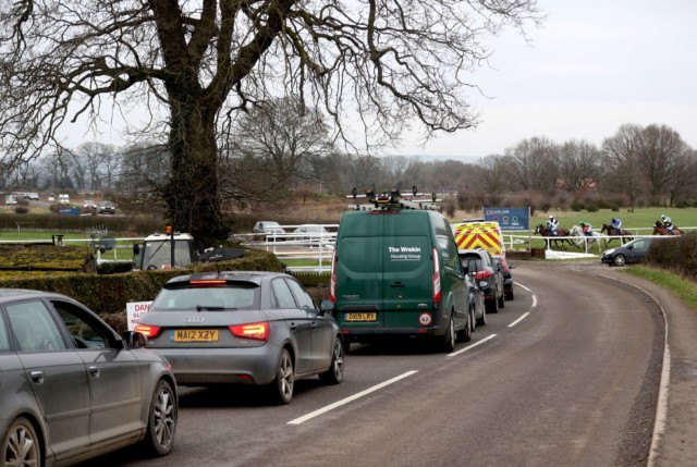, Clueless motorist drives onto Sedgefield racecourse and gets swarmed by security while trying to find car boot sale