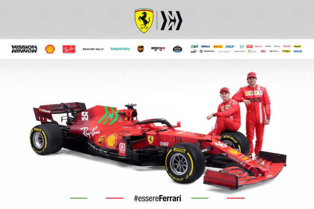 , Ferrari 2021 F1 car labelled ‘ugliest on grid’ as fans slam green stripes and burgundy rear wing