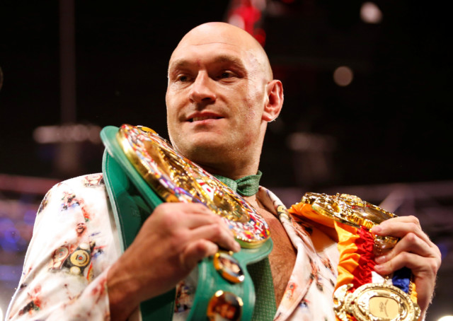 , Watch Tyson Fury teach sons how to box before all three boys gang up on him with Paris joking ‘they don’t fight fair’