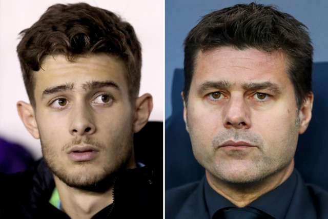 Tottenham's Maurizio Pochettino, left, was (almost) named after his father Spurs boss Mauricio