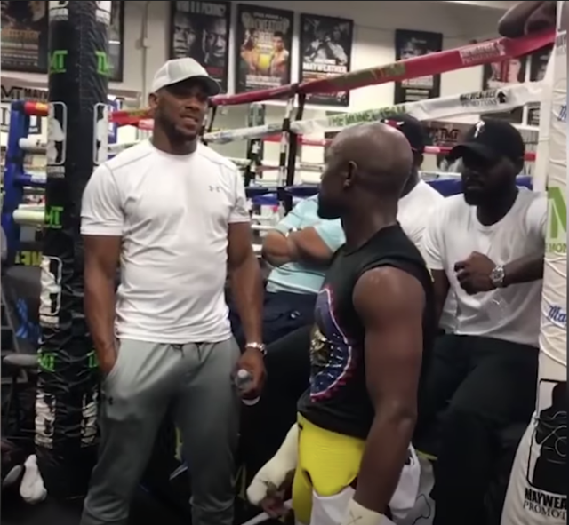 , How Floyd Mayweather took Anthony Joshua under his wing in Las Vegas and is ready to work with him for Tyson Fury bout
