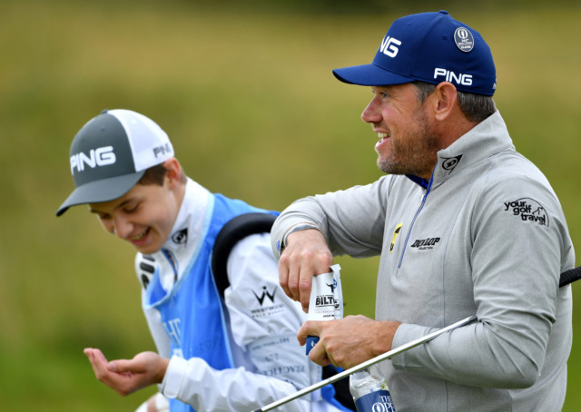 , Lee Westwood’s son Sam, 19, will caddie for him during Masters as fiancee Helen Storey stands aside for Augusta