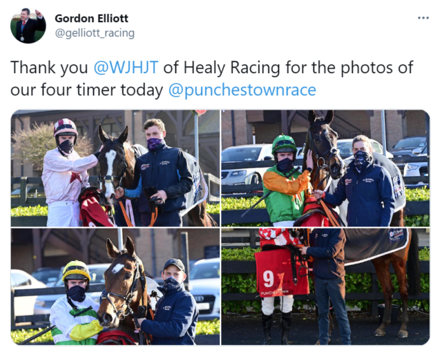 , Gordon Elliott issues grovelling second apology over dead horse photo after being banned from racing in Britain