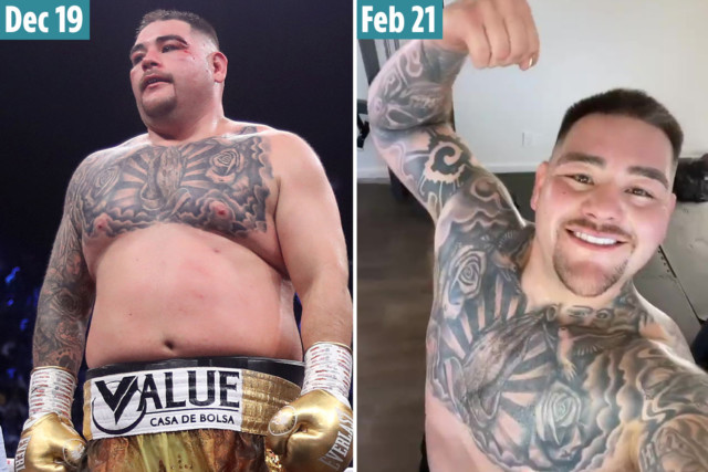 , Andy Ruiz Jr shows off body transformation and confirms ring return but Whyte tells him to ‘shut up’ in blunt response
