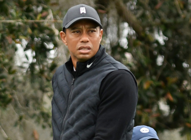 , Tiger Woods ‘tears up golf course in garden of his £40m mansion as he battles back from career-threatening crash injury’