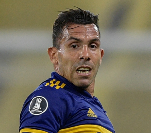 , Carlos Tevez shows off daring new haircut with blue braided mohawk in dramatic new look from old long locks