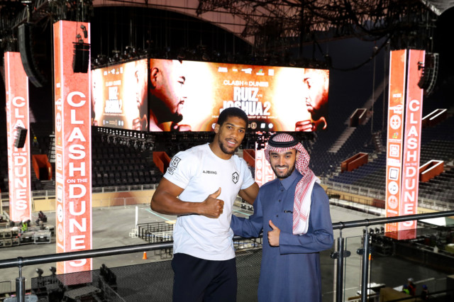 , Anthony Joshua vs Tyson Fury could take place in sweltering 55C Saudi Arabian heat with indoor venues already prepared
