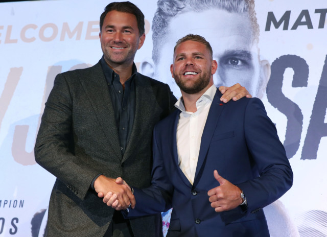 , Billy Joe Saunders furious Eddie Hearn is making plans assuming Canelo Alvarez will BEAT him in Dallas dust-up