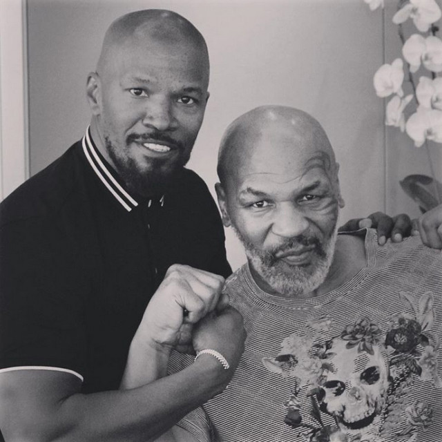 , Hollywood star Jamie Foxx reveals amazing body transformation as he prepares to play Mike Tyson in biopic of boxing icon