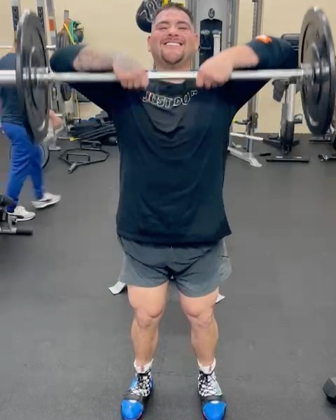 , Andy Ruiz Jr shows off slim body after gym session following two-stone weight loss as he trains for big comeback fight