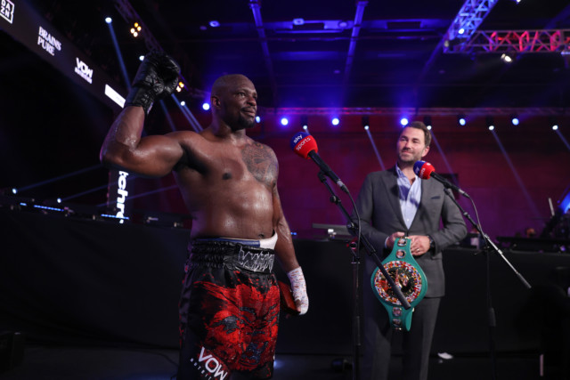 , Dillian Whyte could face Deontay Wilder or Andy Ruiz Jr at end of the year after summer return in US, Eddie Hearn says