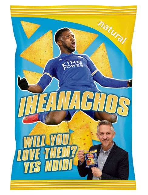 , Kelechi Iheanacho set to make a packet as Walkers release new ‘IheaNACHOS’ range featuring Leicester hotshot