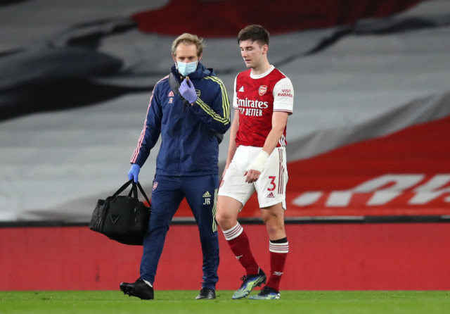 , Arsenal facing huge injury crisis ahead of Slavia Prague clash with Bukayo Saka injured and Tierney set for season out