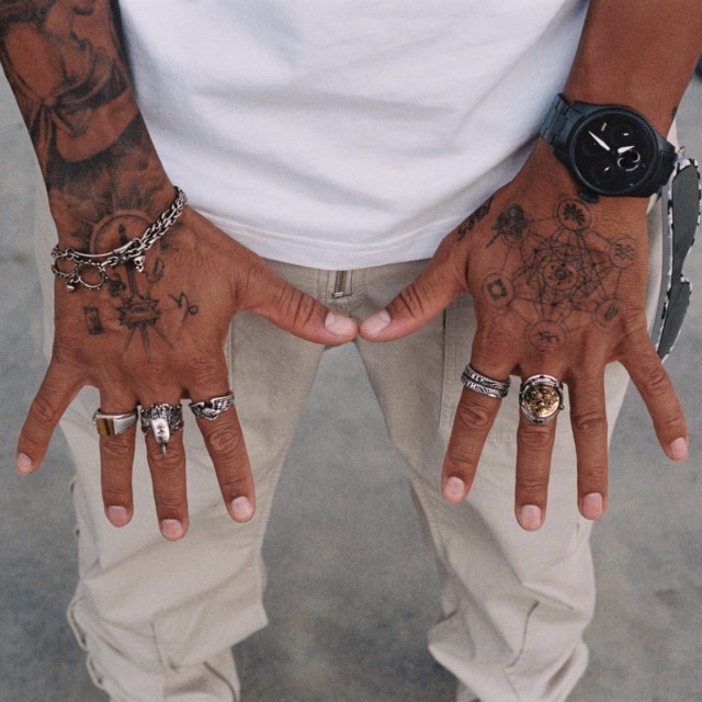 , Lewis Hamilton posts cryptic message about his hands and hints at what tattoos mean after showing off body art