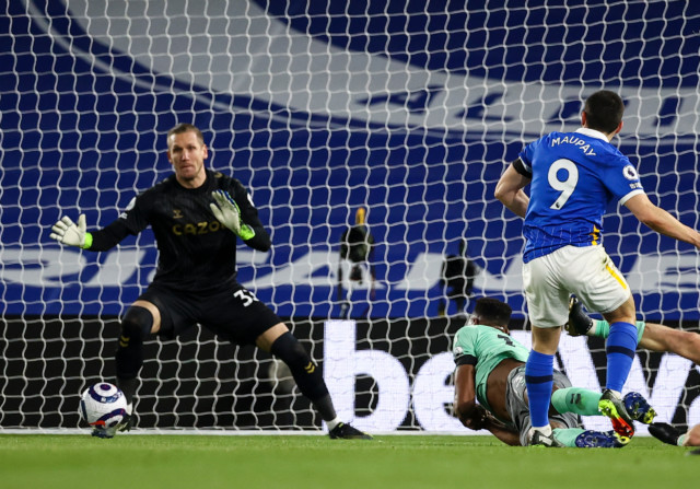 , Brighton 0 Everton 0: Drab Toffees produce first goalless draw of season in costly blow to Champions League dreams