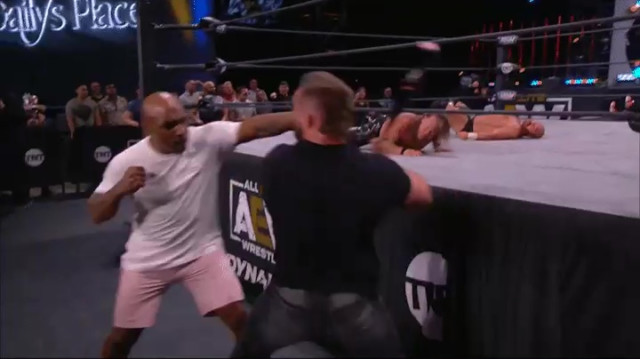 , Watch Mike Tyson throw brutal KO punch as 54-year-old legend appears on AEW after officially joining ‘Inner Circle’