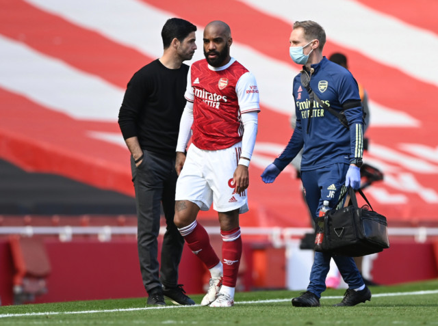 , Arsenal star Alex Lacazette gives contract renewal update and insists it’s ‘not only on my side’ after hamstring injury