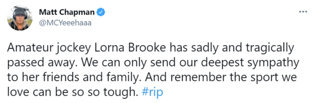 , Lorna Brooke dead at 37: Jockey tragically loses life following awful Taunton fall