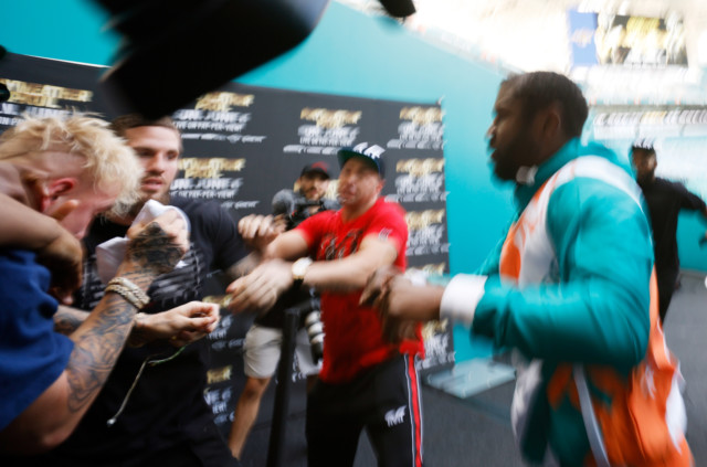 , Jake Paul predicts Floyd Mayweather will ‘severely underestimate’ Logan and warns his brother carries ‘knockout power’