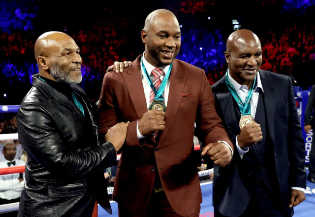 , Lennox Lewis rips into ‘farce’ Jake Paul bout – at same time as arranging fight with Mike Tyson at combined age of 109