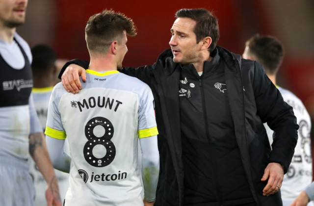 Frank Lampard convinced Mount to join his Derby County last year