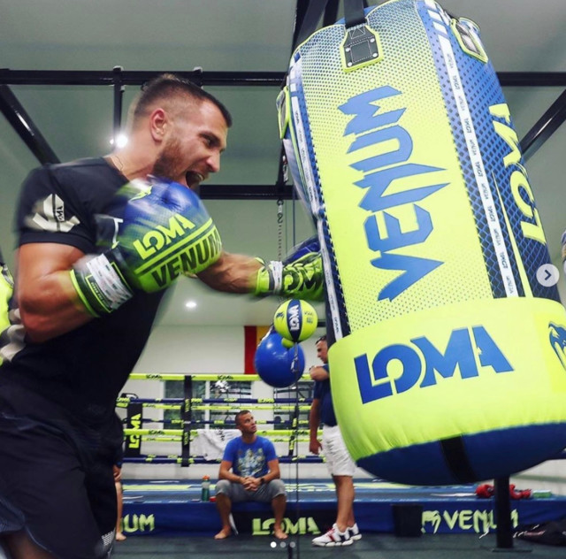 , Vasyl Lomachenko teases UFC switch as boxing legend gets gifted personalised gear ahead of ring return