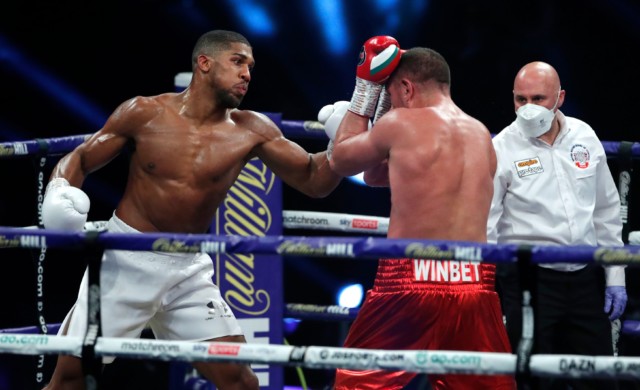 , Anthony Joshua wants to sit down with Tyson Fury’s dad John for a Guinness and talk boxing after Deontay Wilder claims