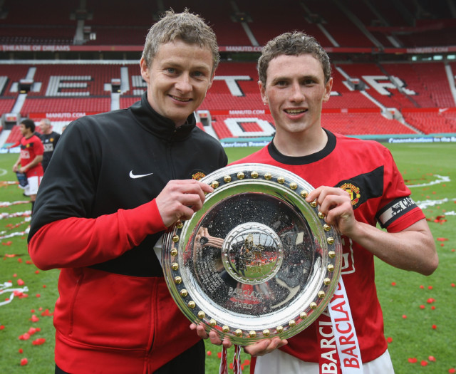 , Where are the Man Utd reserve squad that won 2010 title under Solskjaer including Gabriel Obertan and economics expert?