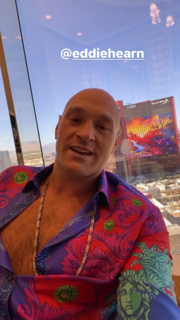 , Tyson Fury claims to have bought ‘another house in Vegas’ during Anthony Joshua fight camp as he enters stunning pad