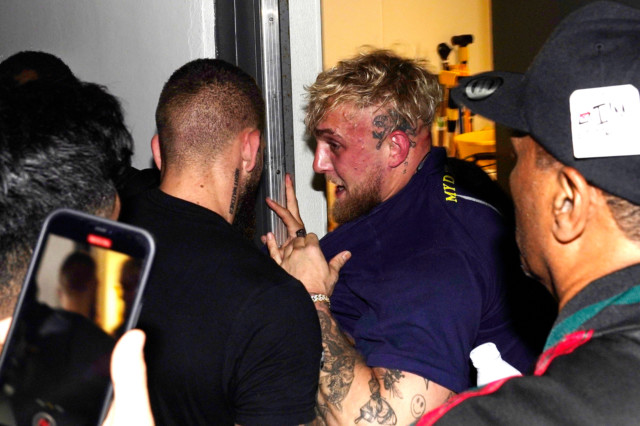 , Jake Paul mocks Mayweather again by selling ‘gotcha hat’ merch to go with tattoo after brawl at brother Logan’s face off