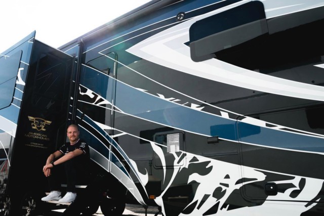 , Inside Valtteri Bottas’ luxury motorhome with spacious living room and huge bed that Mercedes star lives in at F1 races