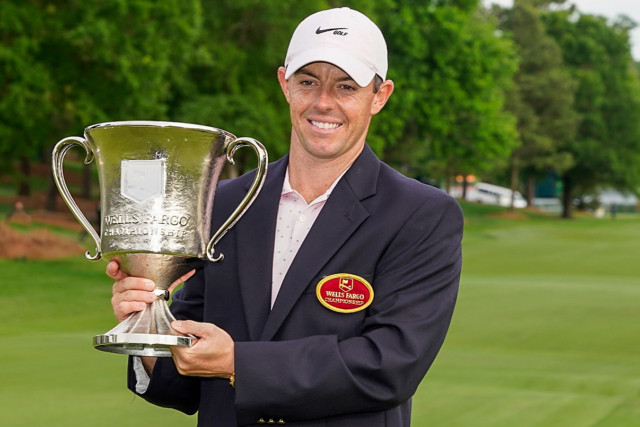 , Injury scare as Rory McIlroy finally eases his pain with Wells Fargo Championship to end 18-month victory drought