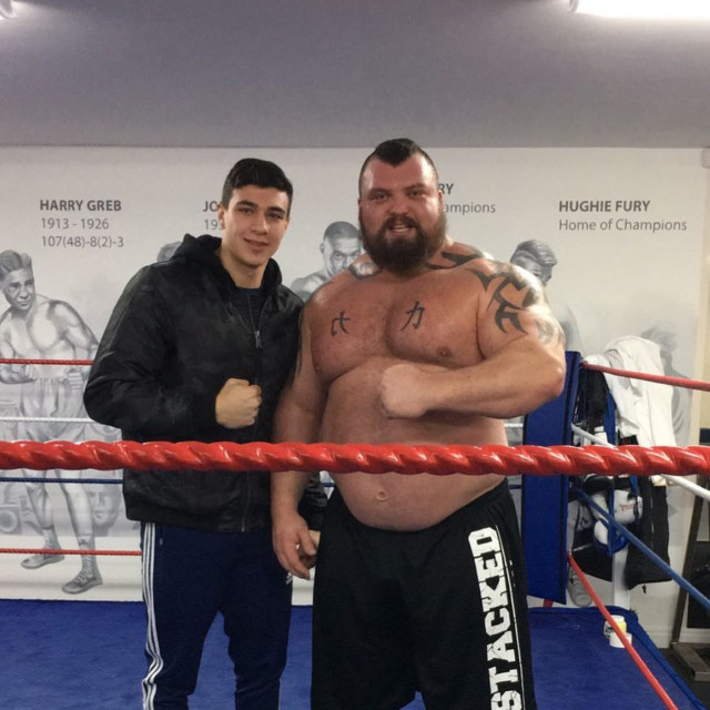 , Tommy Fury looks unrecognisable as skinny teen next to Eddie Hall before going on Love Island and becoming pro boxer