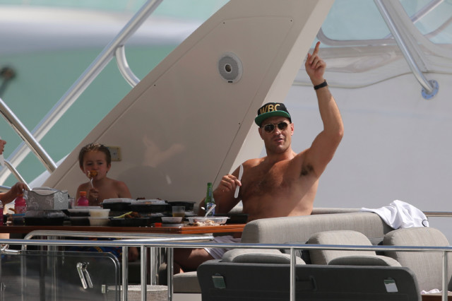 , Inside Tyson Fury’s marathon Miami training camp as Gypsy King hires villa with pool and hangs out with Tommy on beach
