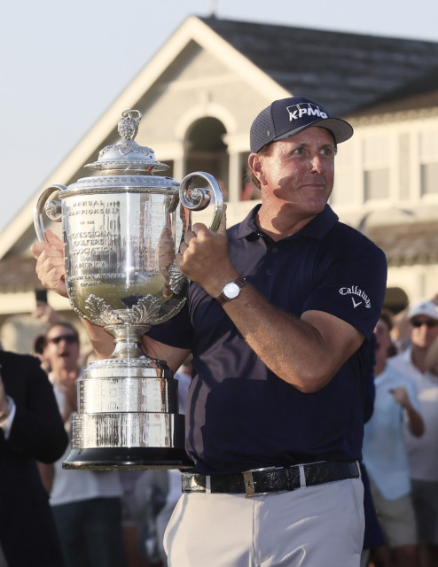 , Phil Mickelson, 50, becomes oldest golf Major winner EVER with stunning two-shot victory at USPGA Championship