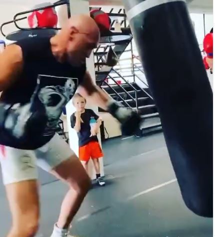 , Watch Tyson Fury unload brutal shots ‘for Deontay Wilder’s skinny body’ in training as he prepares for trilogy