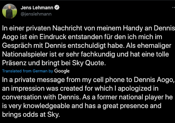 , Arsenal legend Jens Lehmann axed by Hertha Berlin after asking ex-Germany star Aogo if he is Sky’s ‘token black guy’