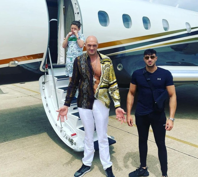 , Inside Tyson Fury’s eventful trip to America with cousin Tommy as wife Paris joins him after he meets Beckham and Shaq