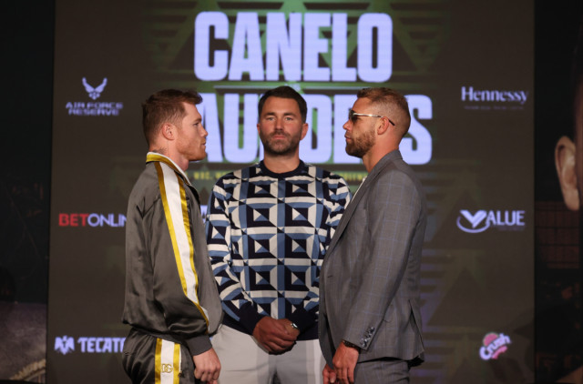 , Saunders jokes friendship with Tyson Fury comes from ‘banging loads of prostitutes together’ ahead of Canelo fight