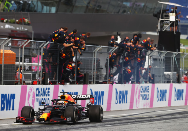 , Max Verstappen given FIA warning after doing ‘burnout’ over line at Styrian Grand Prix as race director fumes