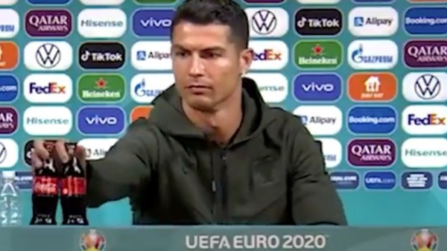 , Harry Kane doesn’t move Coca-Cola bottles during press conference after Ronaldo’s outburst sees firm lose $4BN in value