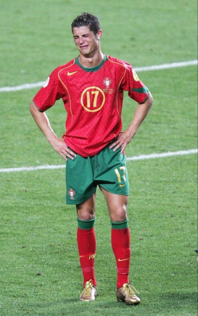 The 2004 defeat to Greece in the Euro final was tough for the young Ronaldo to take