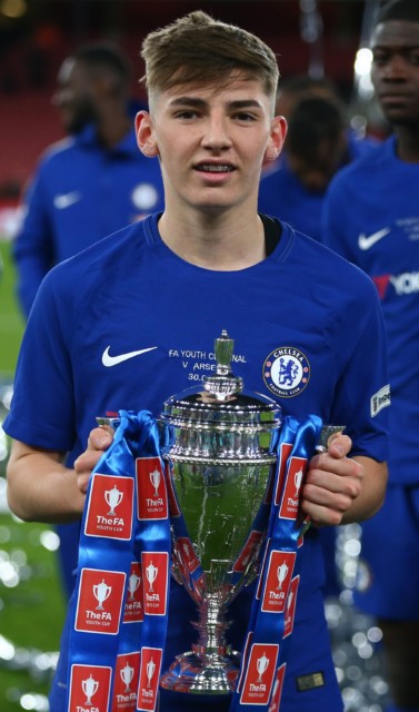 Gilmour shone for Chelseas youth squad, lifting the FA Youth Cup