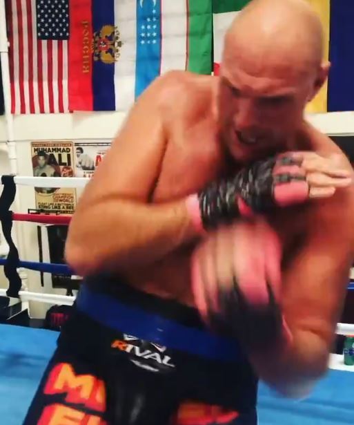, Tyson Fury ‘did 15 rounds straight’ in training for Deontay Wilder bout as rival shows off shredded torso ahead of fight