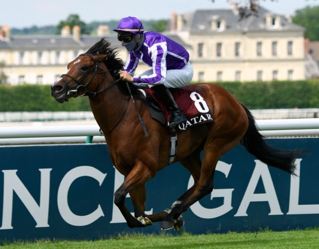 , St Mark’s Basilica storms to victory for Aidan O’Brien in French Derby and now just 7-1 for the Arc