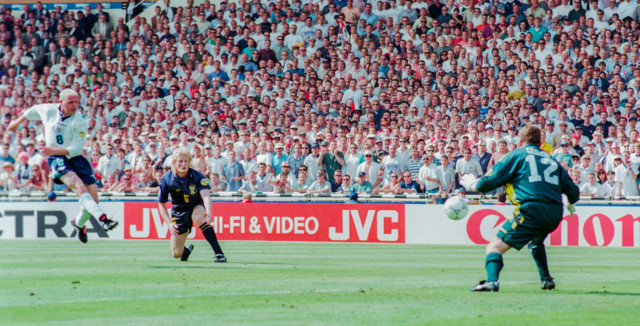 , Scotland players ‘will become legends’ if they beat England at Wembley as Derek Whyte recalls Gazza’s Euro 96 wondergoal