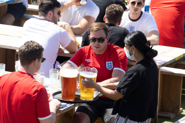 , Brits set to drink 30million pints as 20million watch England face Scotland at Euro 2020